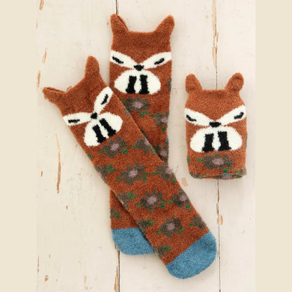 Cozy Socks - Rust Fox