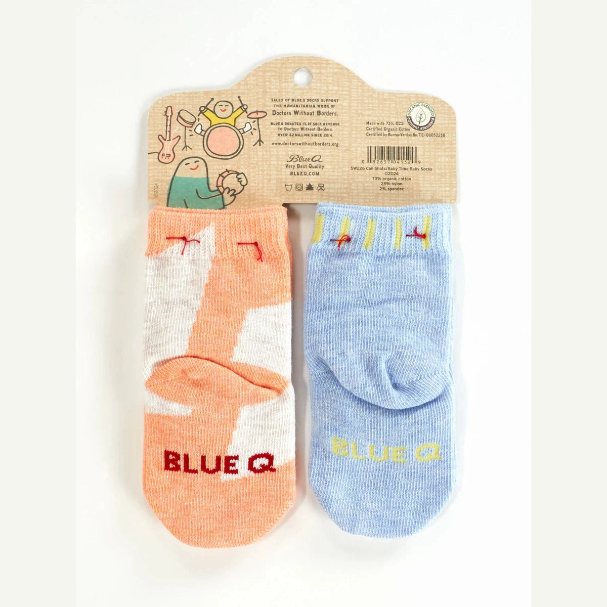 I Call The Shots Now/ It's Baby Time Baby Socks - The Feral Market