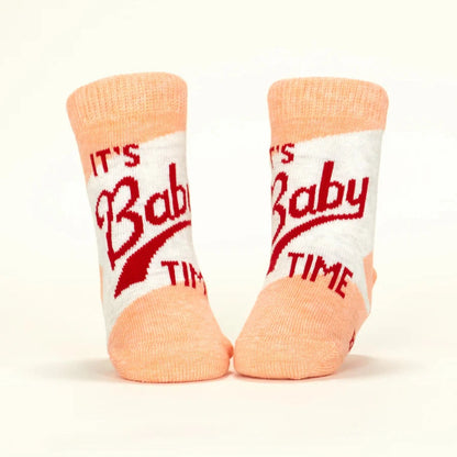 I Call The Shots Now/ It's Baby Time Baby Socks - The Feral Market