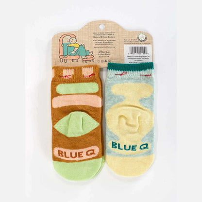Certified Cuddle Bug/I Bet I Can Make Us Both Cry Baby Socks