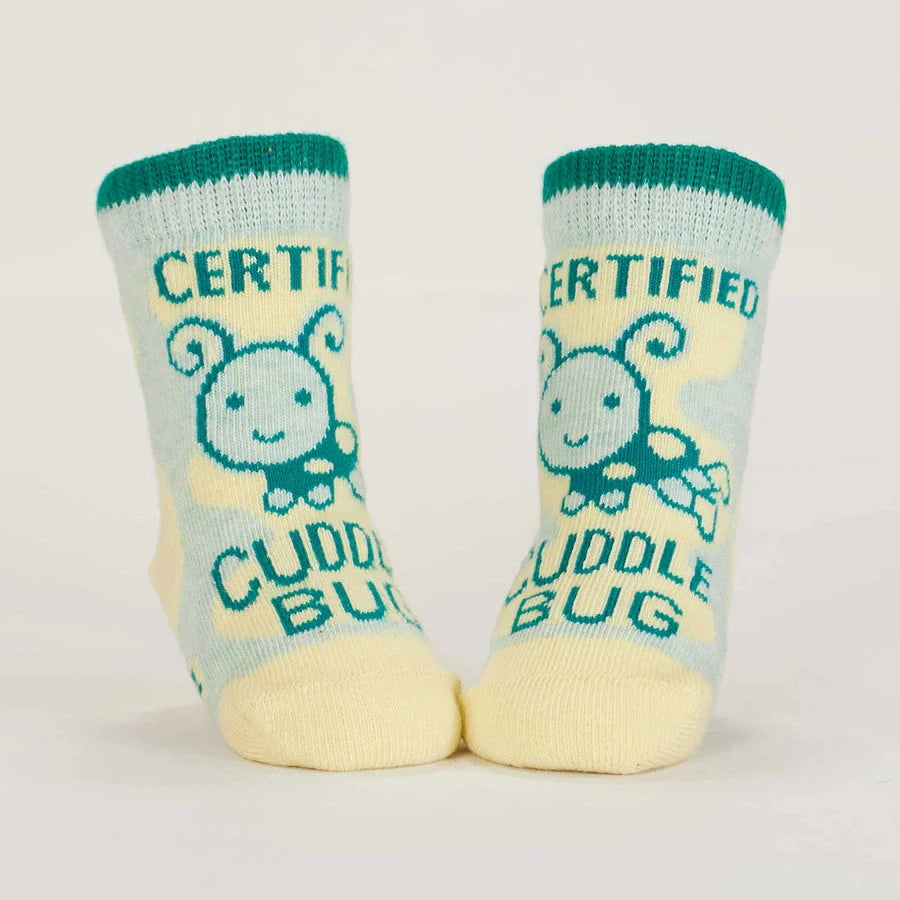 Certified Cuddle Bug/I Bet I Can Make Us Both Cry Baby Socks