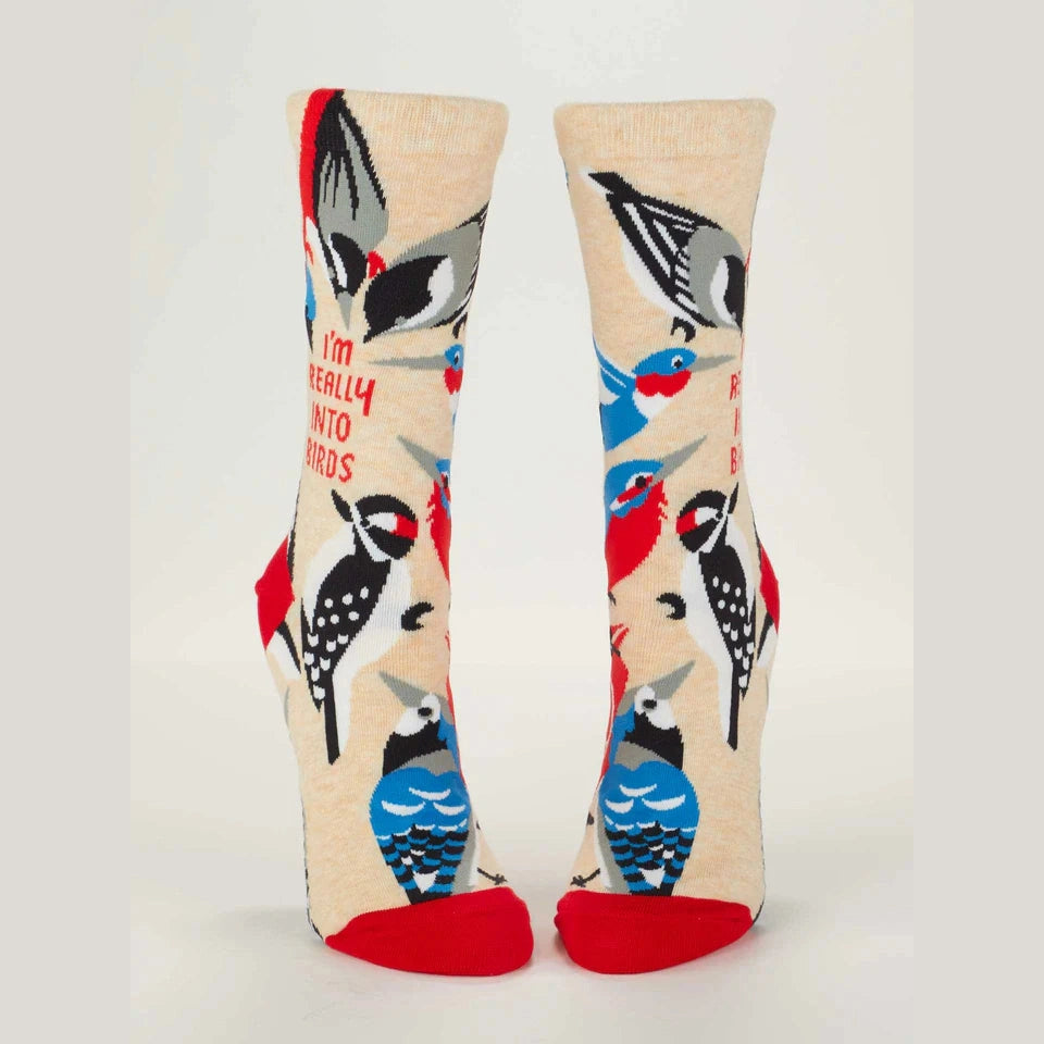 Really Into Birds Crew Socks - The Feral Market