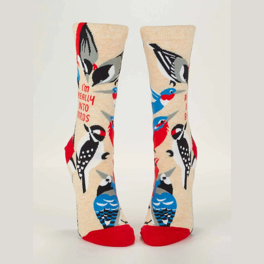 Really Into Birds Crew Socks - The Feral Market