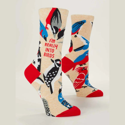 Really Into Birds Crew Socks - The Feral Market