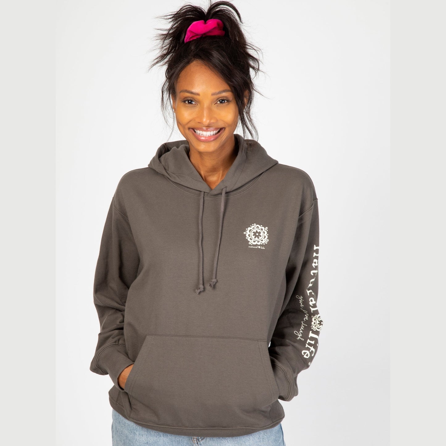 Natural Life Hoodie Sweatshirt - Makes You Happy