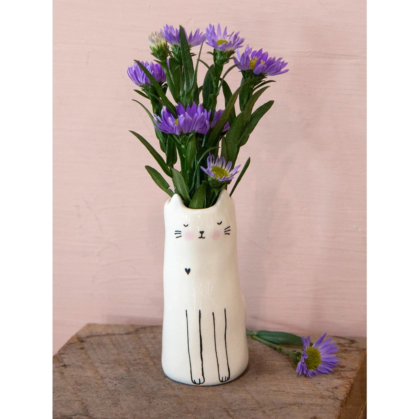 Cutest Little Bud Vase - Cat