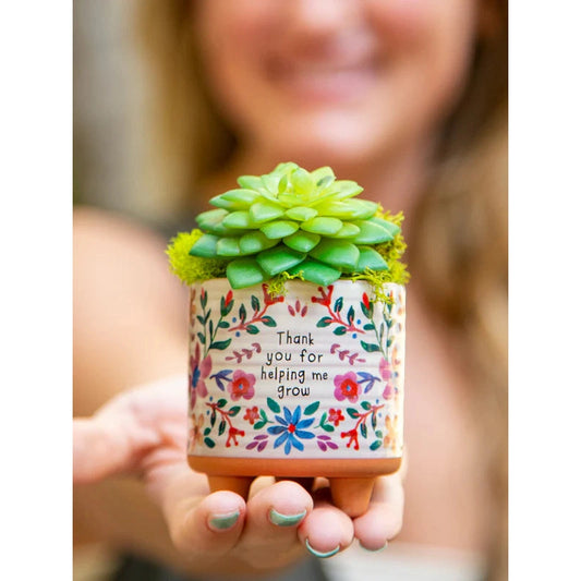 Mini Artisan Planter - Thank You