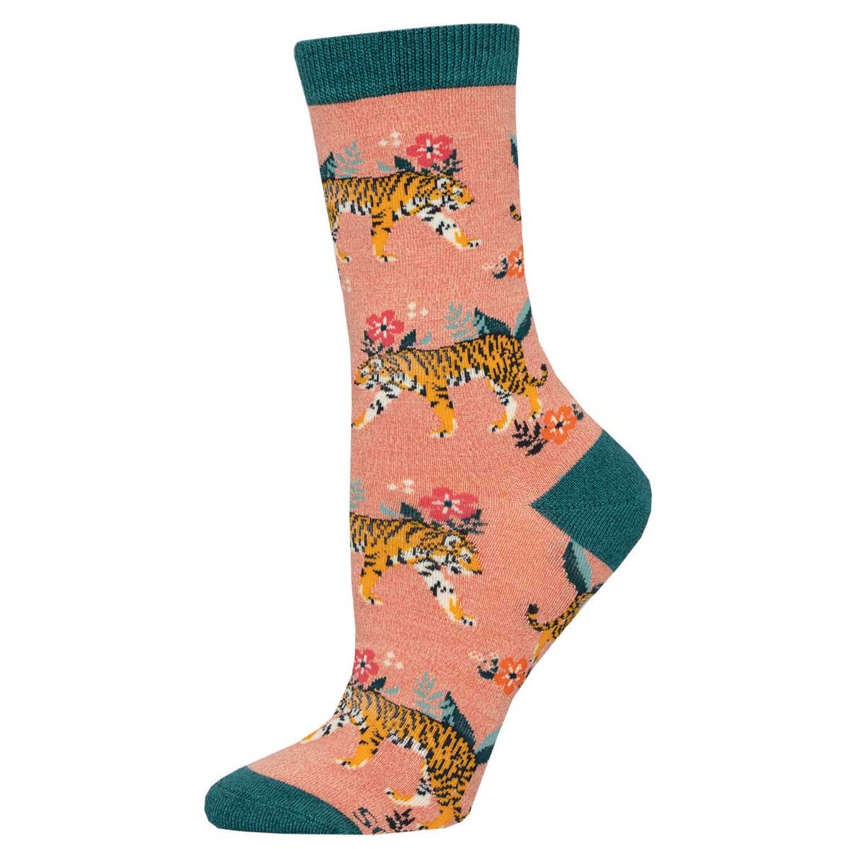 Tiger Floral Women's Socks - The Feral Market