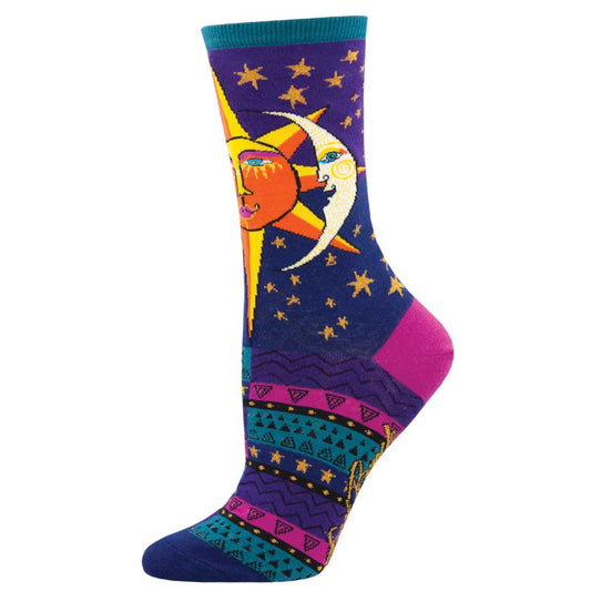 Laurel Burch Sun And Moon Women's Socks