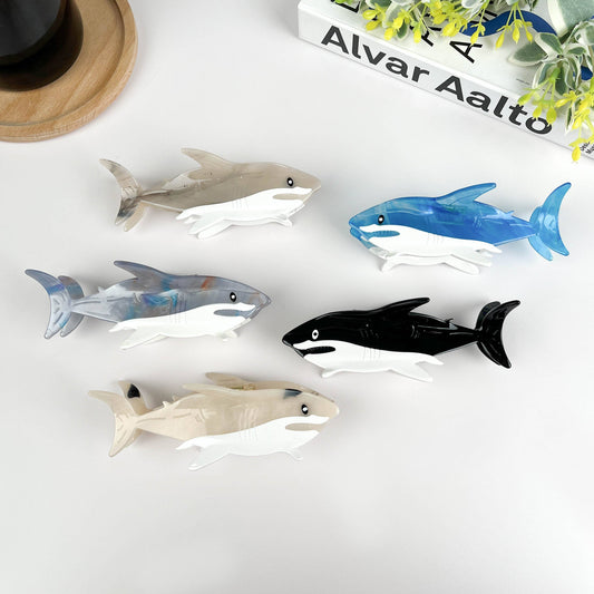 Shark Claw Clip,Animal Acetate Hair Clip