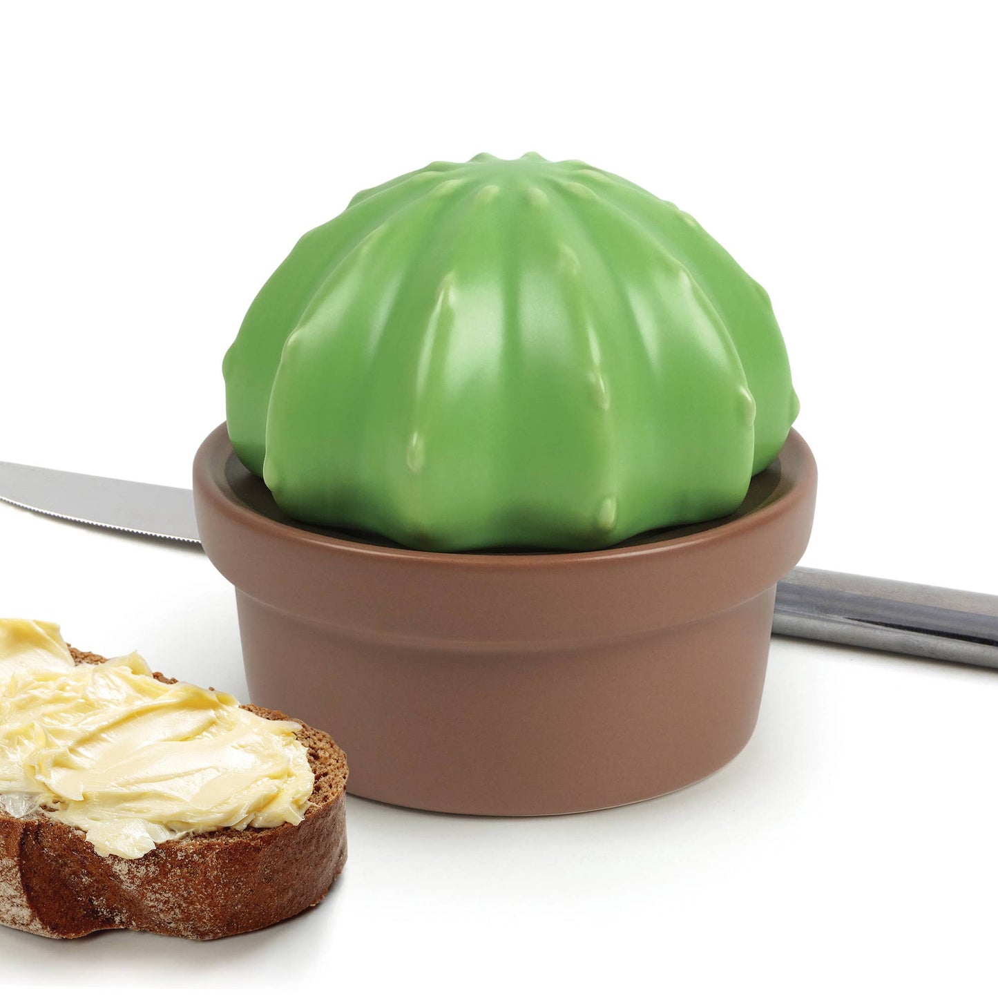 HOUSE PLANT - Ceramic Cactus Butter Storage