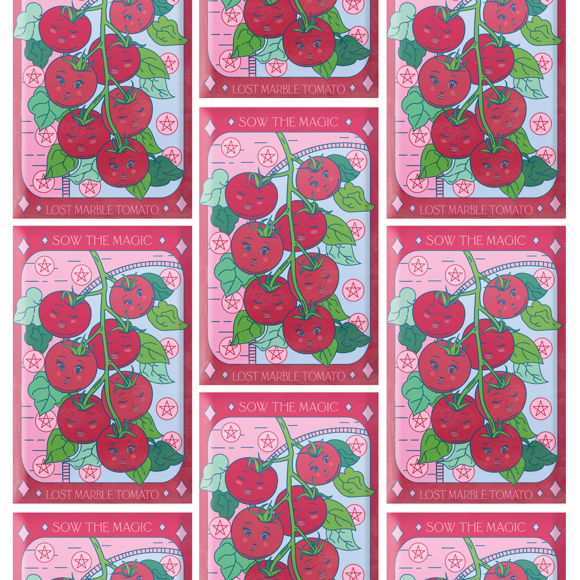 Lost Marbles Tomato Tarot Garden + Gift Seed Pacaket - Thumbnail 4