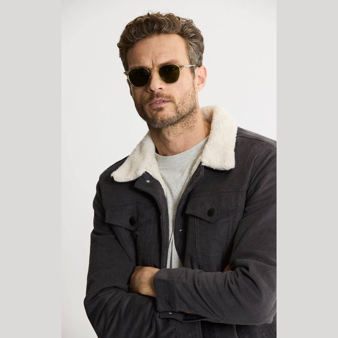 Sherpa Lined Corduroy Trucker Jacket - The Feral Market