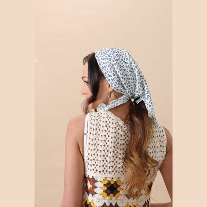 Boho Printed Neck Scarf – Lightweight & Breathable - The Feral Market