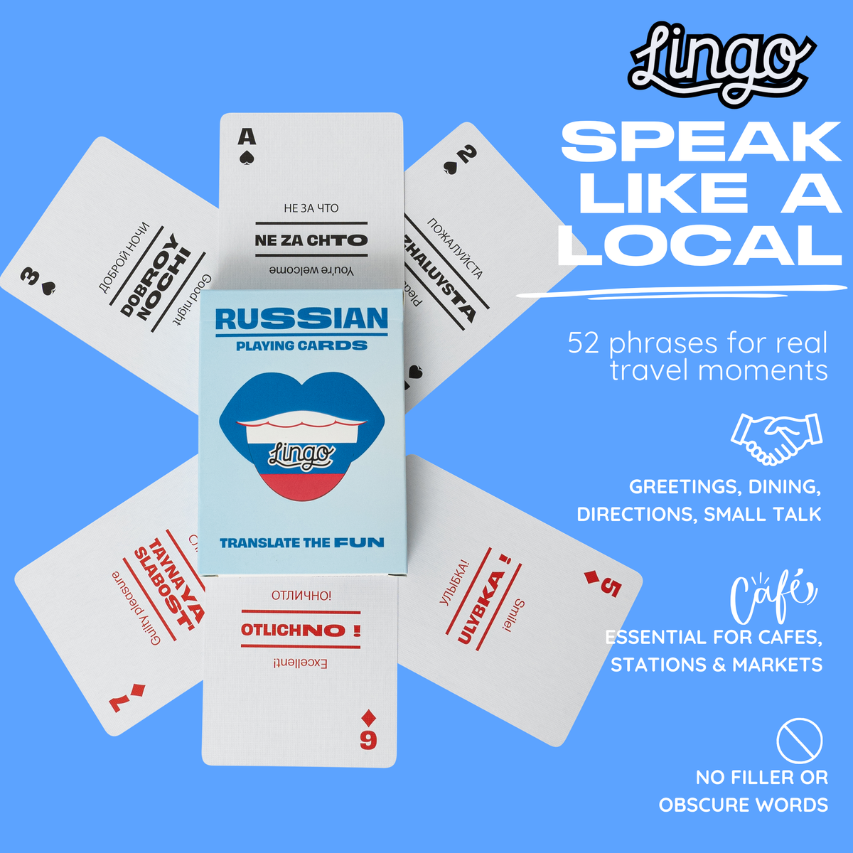 Russian Travel Playing Cards - The Feral Market