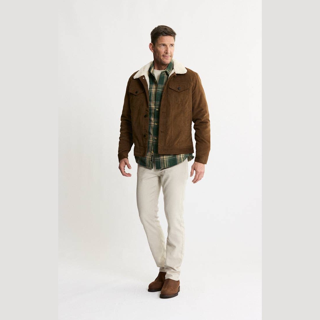 Sherpa Lined Corduroy Trucker Jacket - The Feral Market