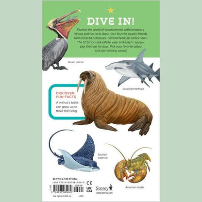 Temporary Tattoos That Teach: Ocean Animals