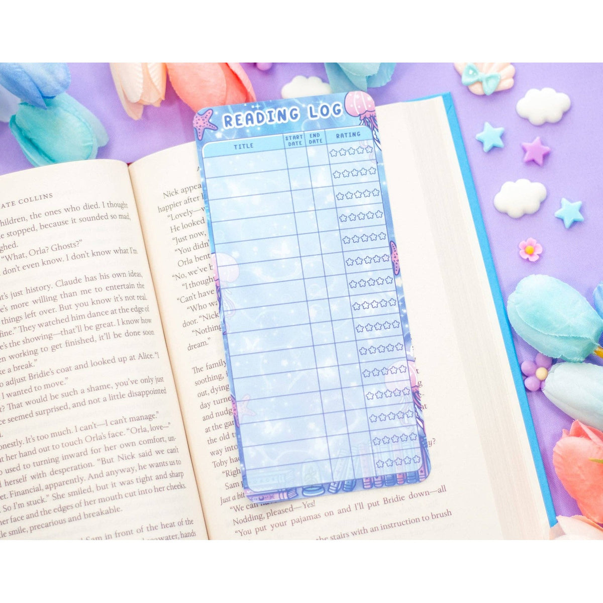Reading Room Reading Log Bookmark