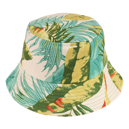 Olive Tropical Bucket Hat