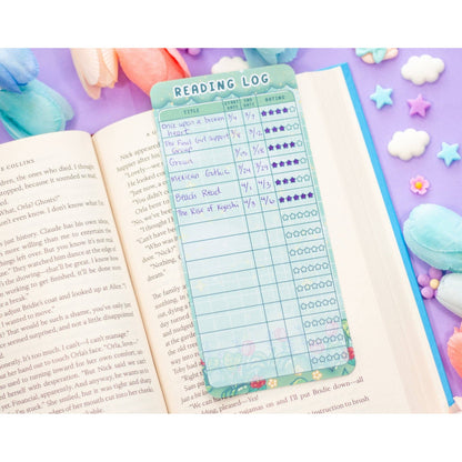 Botanical Bliss Reading Log Bookmark