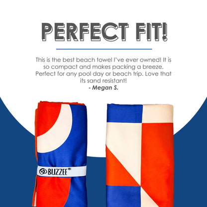 Sand Resistant Beach Towels - Double Sided Beach Towels