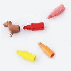 Rainbow Dachshund Markers - The Feral Market