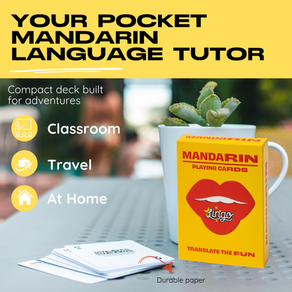 Mandarin Travel Playing Cards