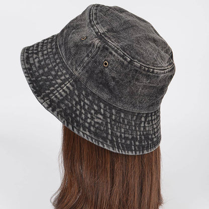 Washed Denim Bucket Hat