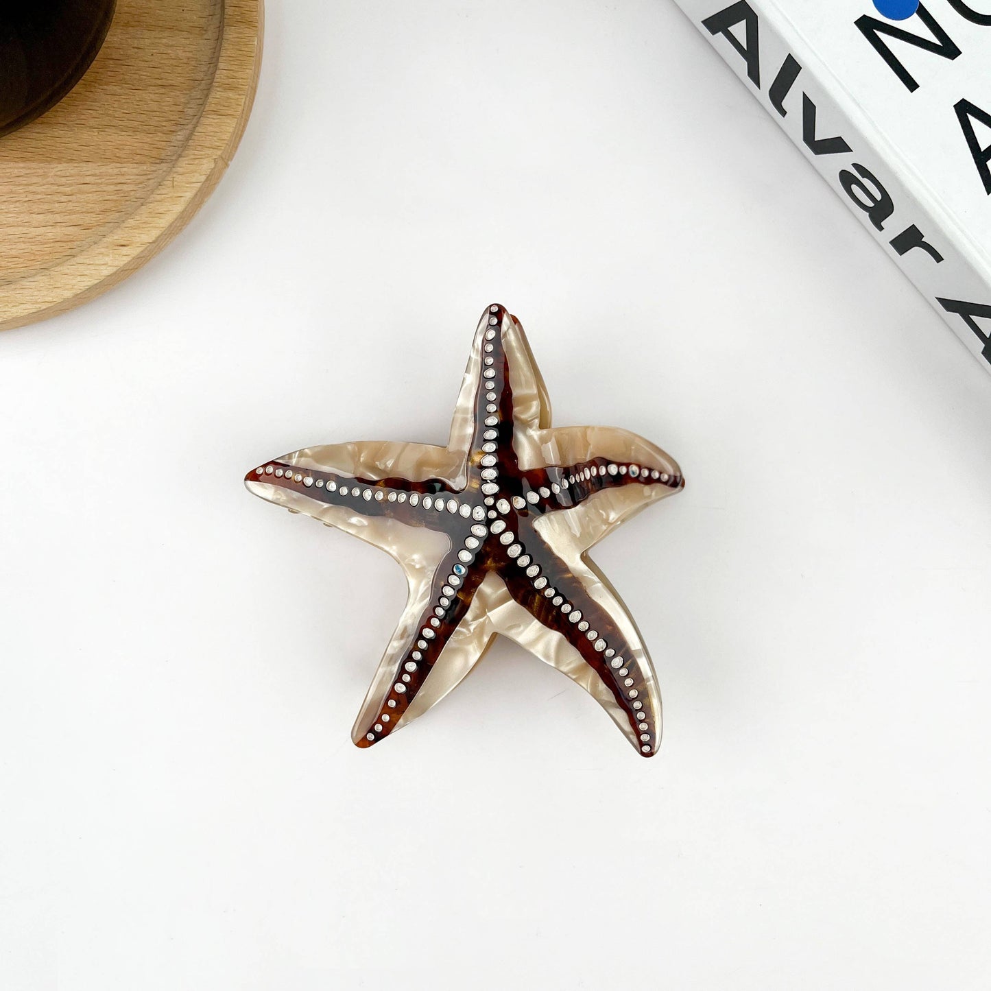 Starfish Hair Clip, Acetate Claw Clip