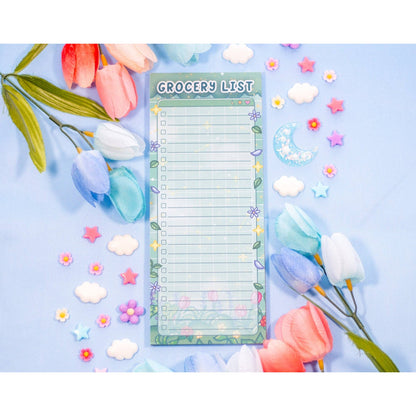Botanical Bliss Grocery List Notepad - The Feral Market