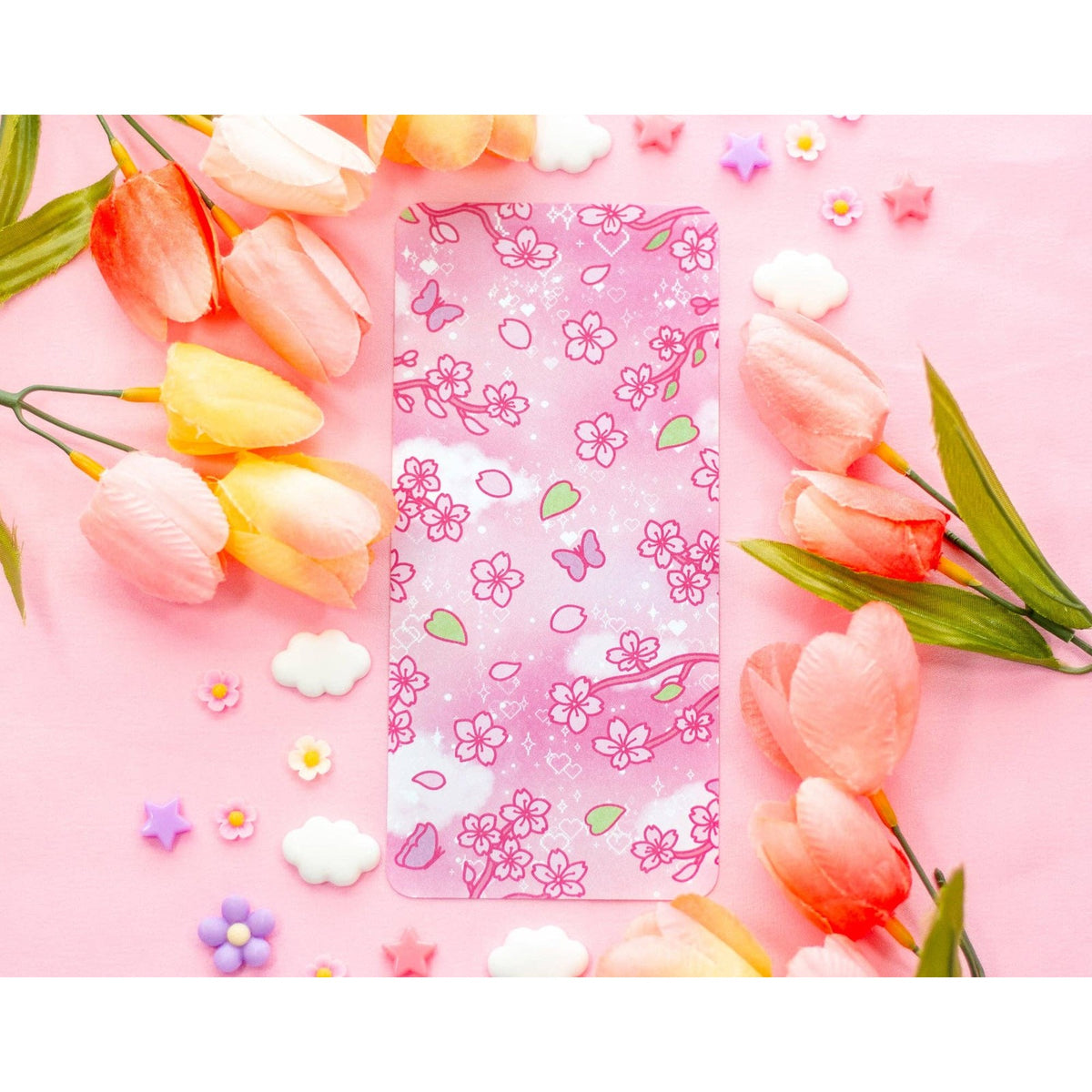 Sakura Reading Log Bookmark