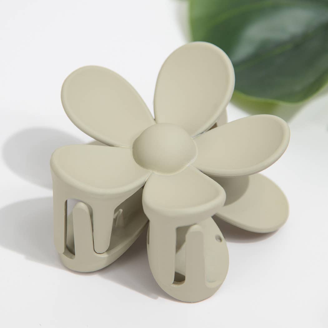 2.75''Medium Solid Color Matte Daisy Claw Clip