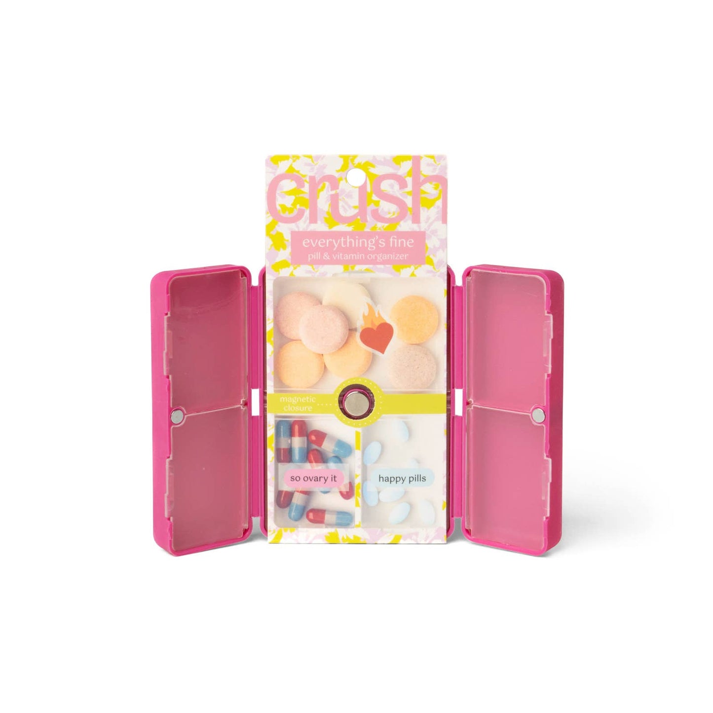 Crush Everything's Fine Pill & Vitamin Case - The Feral Market