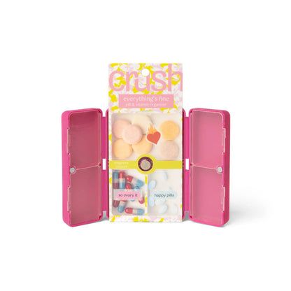 Crush Everything's Fine Pill & Vitamin Case - The Feral Market