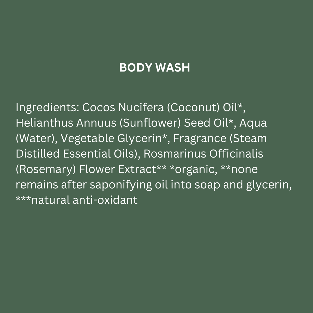 Body Wash - White Sage (8oz) - The Feral Market