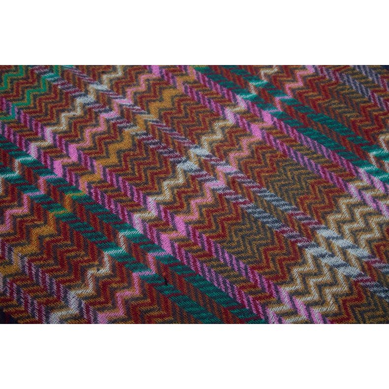 Plaid Ruana Multi-Colored Kimono shawl With Tassel Detail