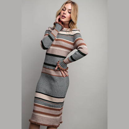 Jenny Ribbed Sweater Dress