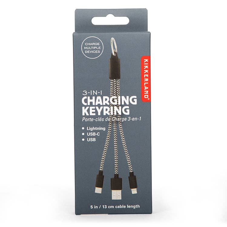 3-in-1 Charging Keyring