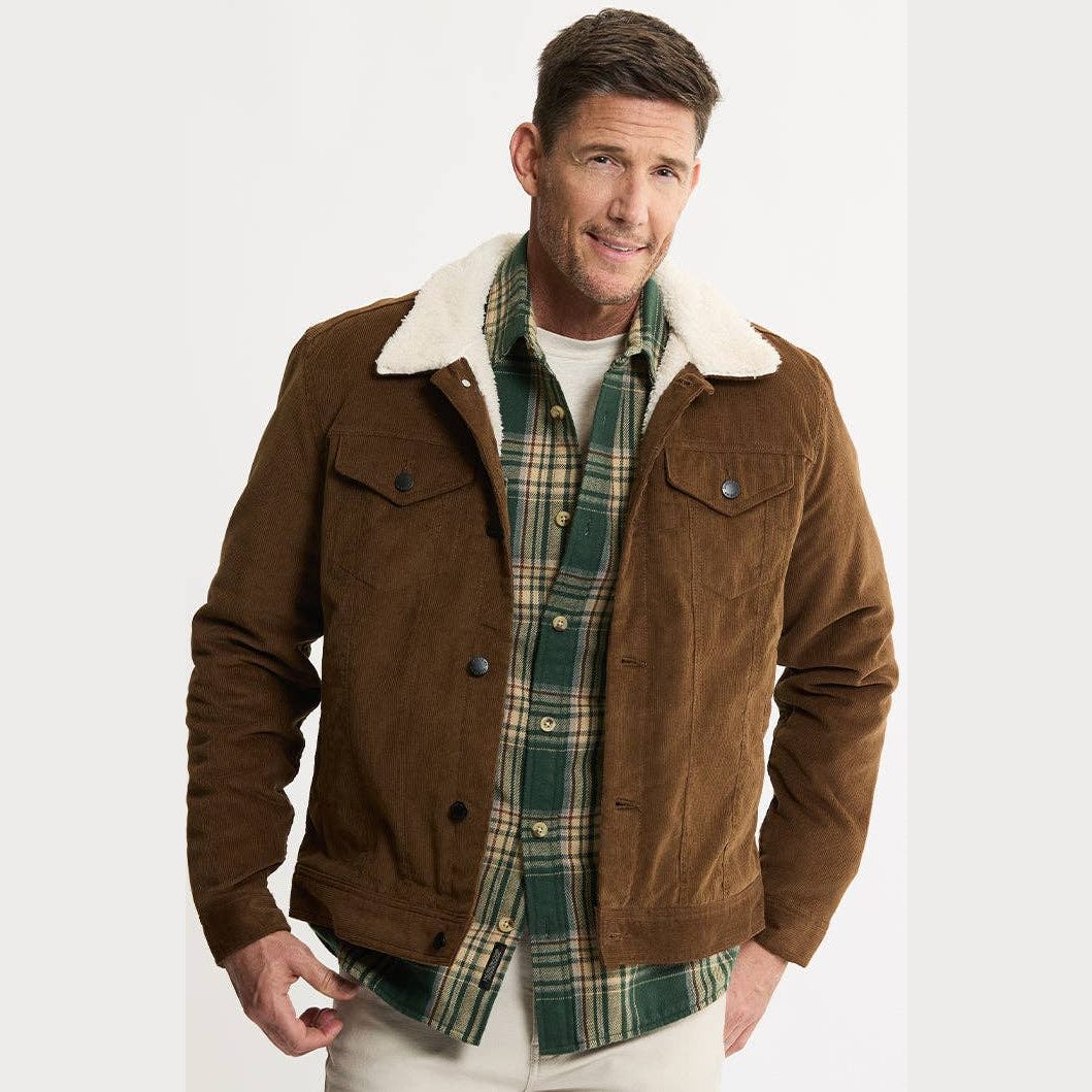 Sherpa Lined Corduroy Trucker Jacket - The Feral Market