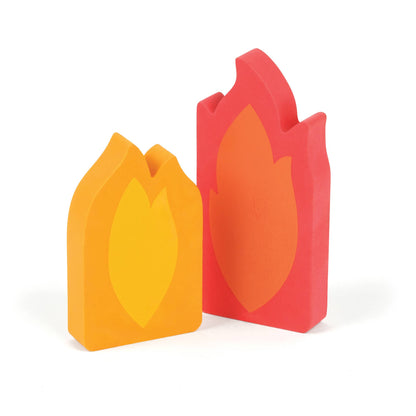 TRASH TALK Dumpster Fire Sharpener and Flame Erasers