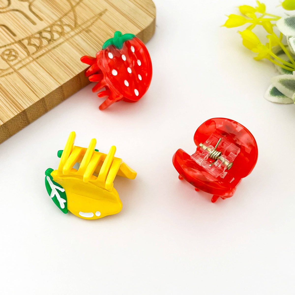 0.8'' Mini Cute Fruit Hair Claw Clip - The Feral Market