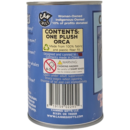 Finley the Canned Orca | Stuffed Animal Plush w/Jokes | Gift - The Feral Market