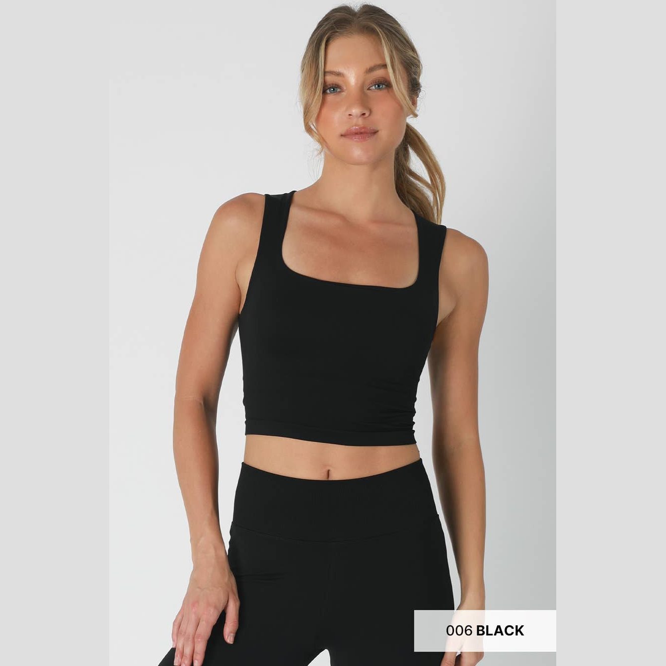 Clean Line Square Neck Top