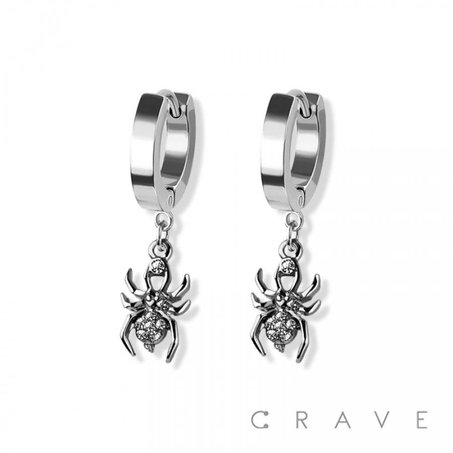 STAINLESS STEEL HUGGIE/HOOP EARRI