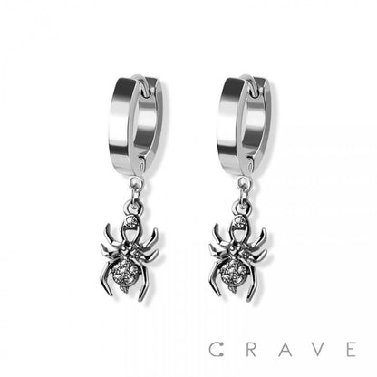 STAINLESS STEEL HUGGIE/HOOP EARRI