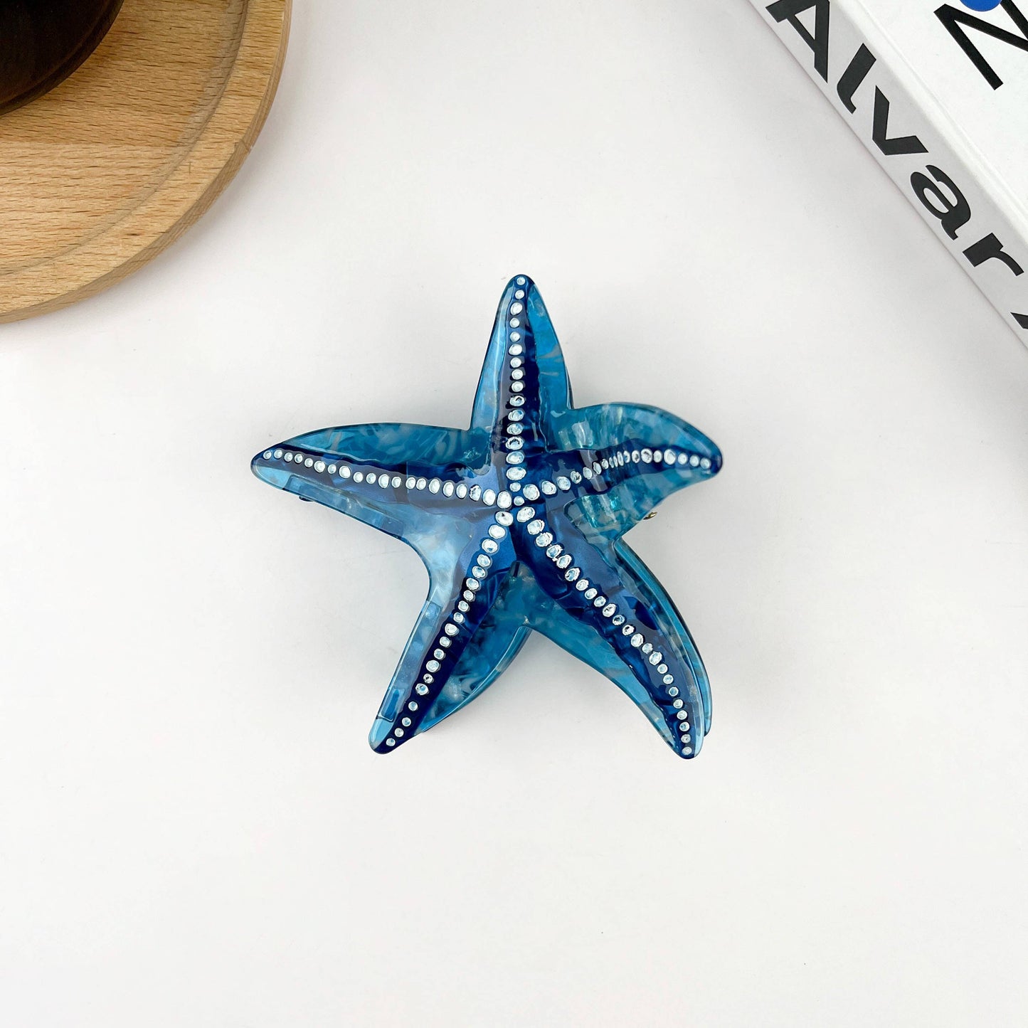 Starfish Hair Clip, Acetate Claw Clip