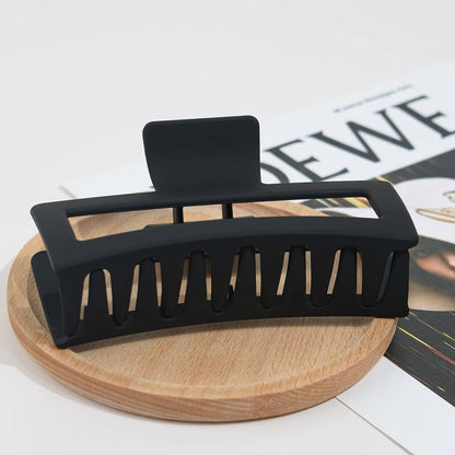 5.11'' Extra Large Matte Rectangle Hair Claw Clip