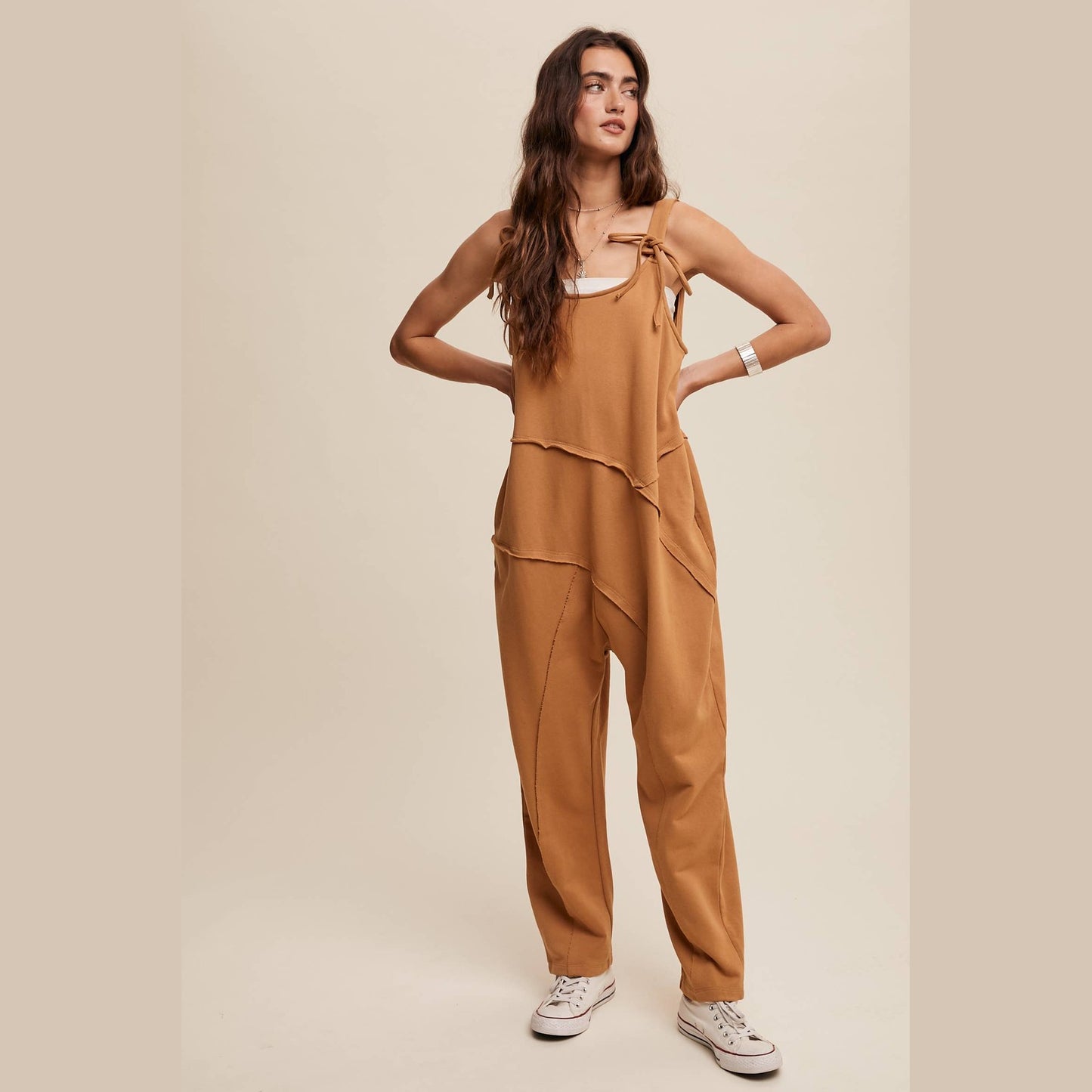 Asymmetrical Layered Jumpsuit