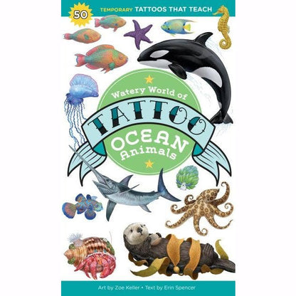 Temporary Tattoos That Teach: Ocean Animals