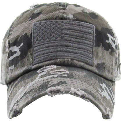 American Flag Vintage Baseball Cap